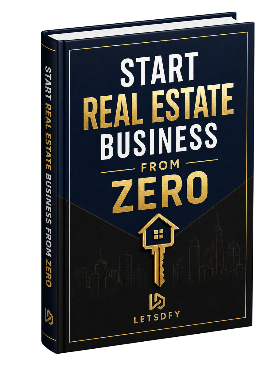 Start Real Estate Business from Zero book cover