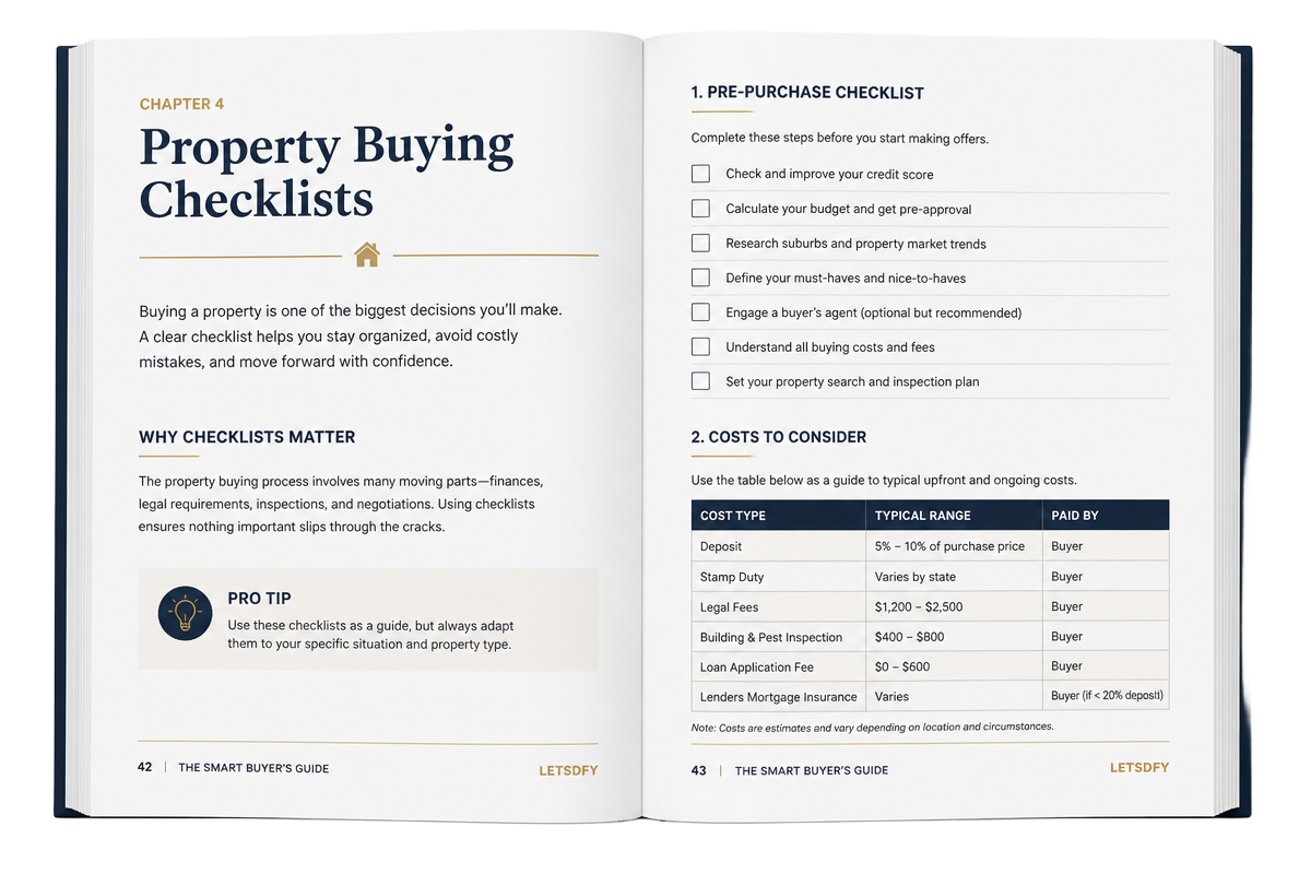 Smart Property Buying Guide sample page 1